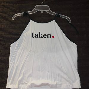 Forever 21” Taken" Halter Top